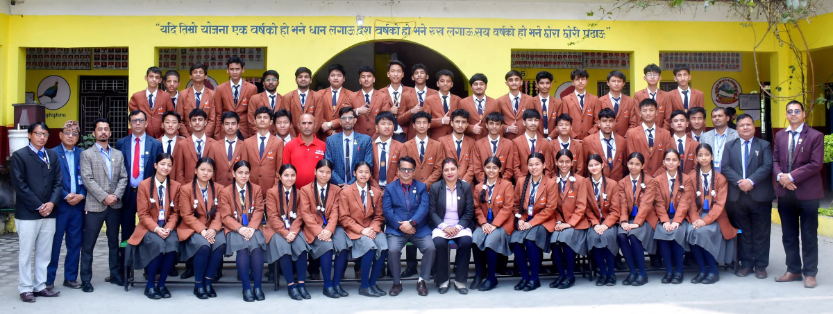 देवदह इङलिस बोर्डिङ स्कुलमा एसईईमा सहभागी हुने विद्यार्थीलाई बिदाई तथा शुभकामना