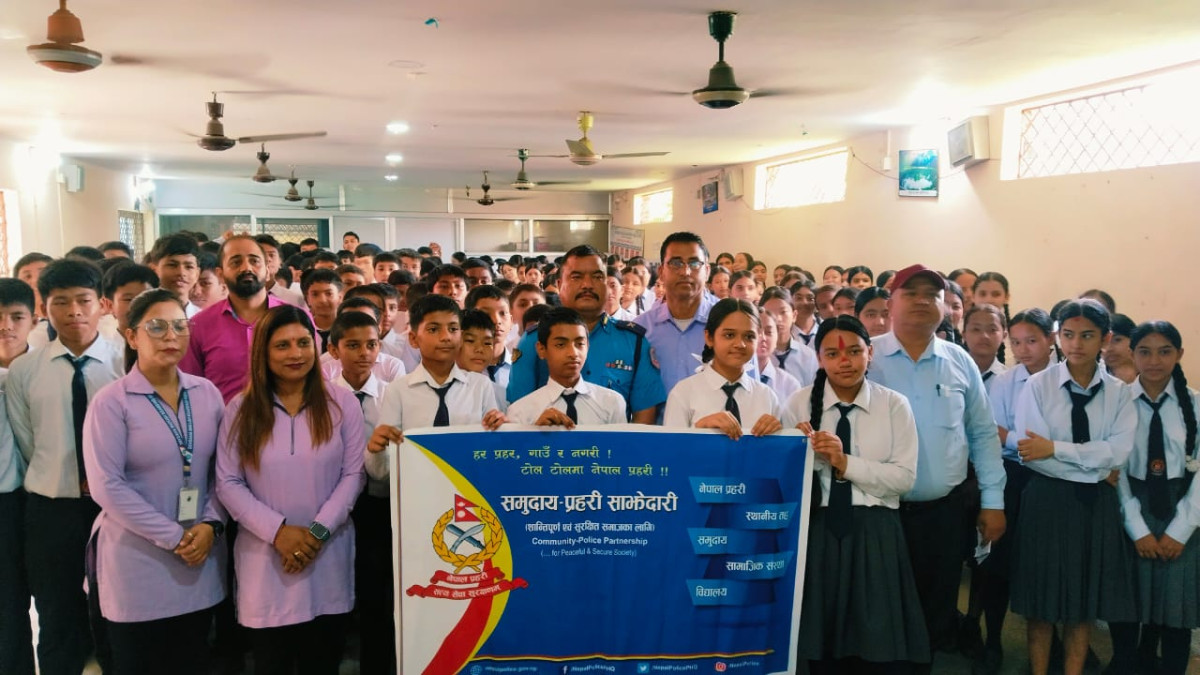 खैरेनी प्रहरी चौकीले सुरु गर्यो साइबर अपराध न्यूनीकरण अभियान