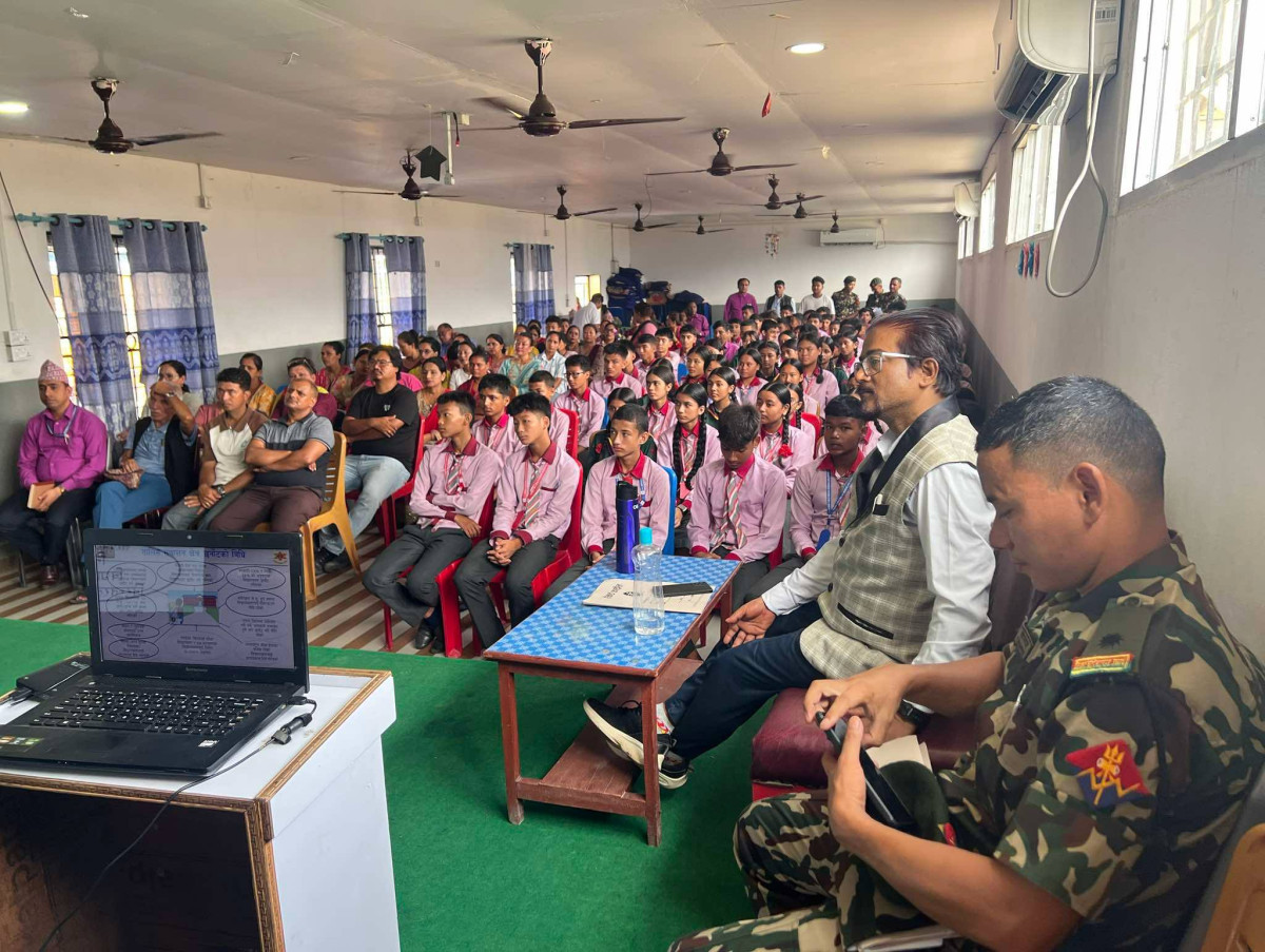 देवदह बुद्ध पब्लिकमा राष्ट्रिय सेवा दल (NCC) सम्बन्धि अभिमुखीकरण