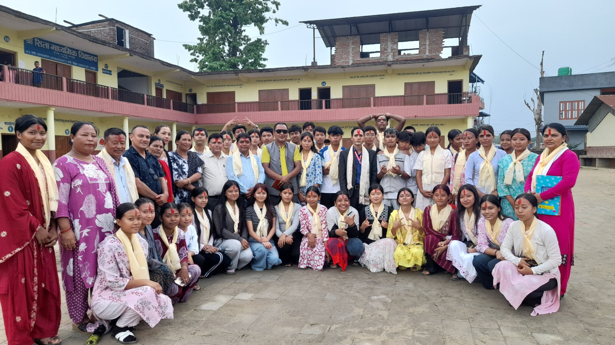सीता माविमा एसईई उत्तीर्ण विद्यार्थीलाई बधाई तथा सम्मान