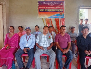 सिता माविमा कक्षा ११ का नवागंतुक विद्यार्थीलाई स्वागत