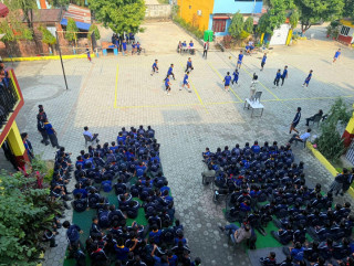 देवदह ईङ्लिस बोर्डिङ हाई स्कूलमा अन्तर सदनात्मक भलिबल प्रतियोगिता सम्पन्न