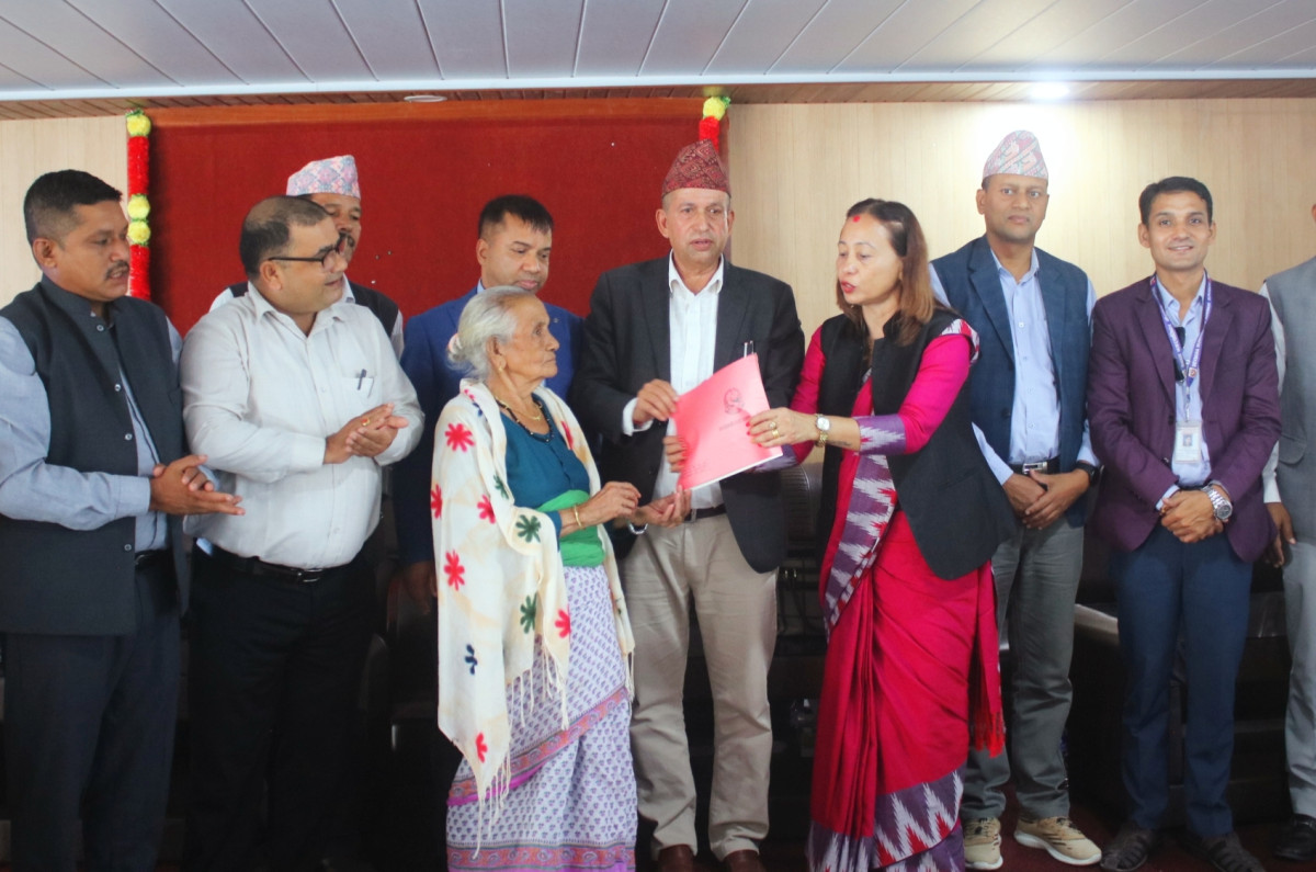 देवदहमा ७८६ जनालाई पूर्जा वितरण, १ हजार २ सय ५० हेक्टर जग्गा नापजाँच