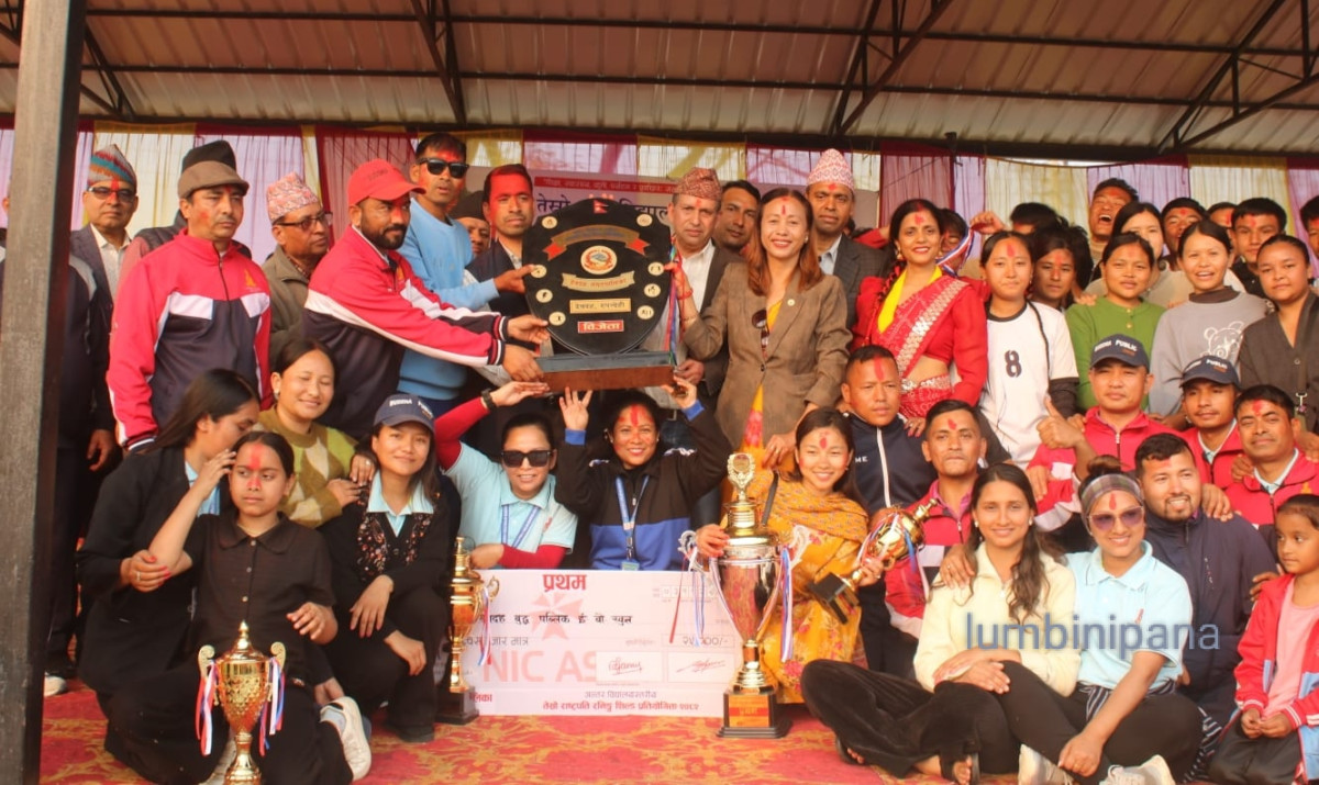 राष्ट्रपति रनिङ शिल्ड छनोट प्रतियोगिताको उपाधी पुनः बुद्द पब्लिकलाई