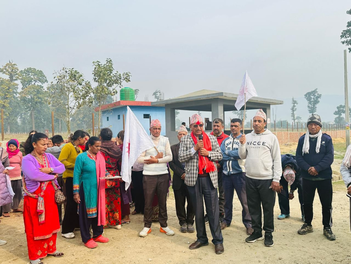 लालपुर्जा वितरणलाई पहिलो प्राथमिकता दिन्छु : रुपन्देही -१ का उम्मेदवार दधिराम न्यौपाने