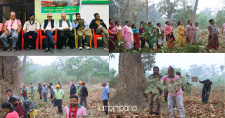 देवदहमा वन डढेलो नियन्त्रण सम्बन्धी सचेतना सप्ताह सुरु