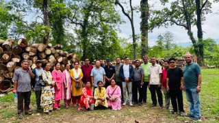जनप्रिय सामुदायिक वनको कटान क्षेत्रको संयुक्त अनुगमन