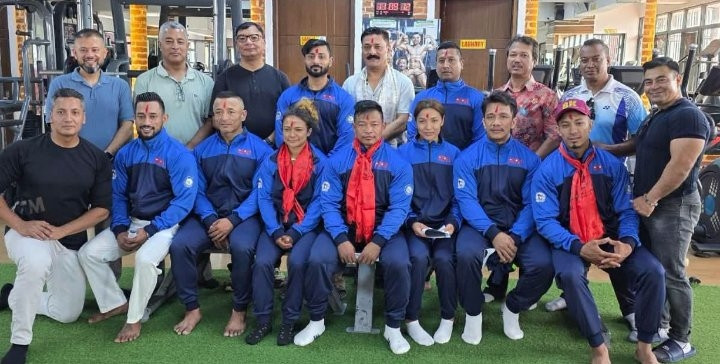 १६ औँ दक्षिण एसियाली शारीरिक सुगठन च्याम्पियनसिपका लागि नेपाली टाेलि भुटानमा प्रस्थान  