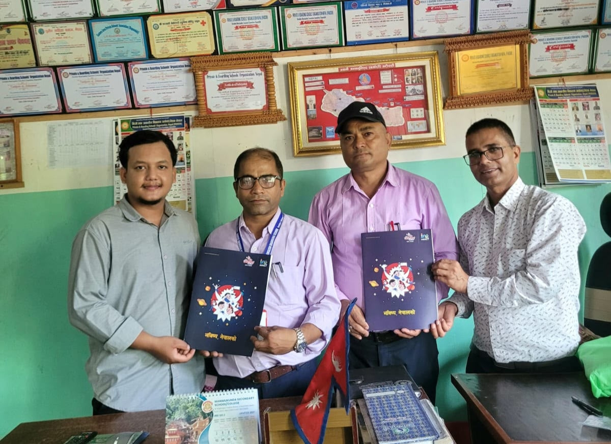 सेभेन स्टार इङ्ग्लिस बोर्डिङ स्कुलमा आधुनिक ‘आईएनजी’ सिकाइ विधिबाट पठनपाठन सुरु