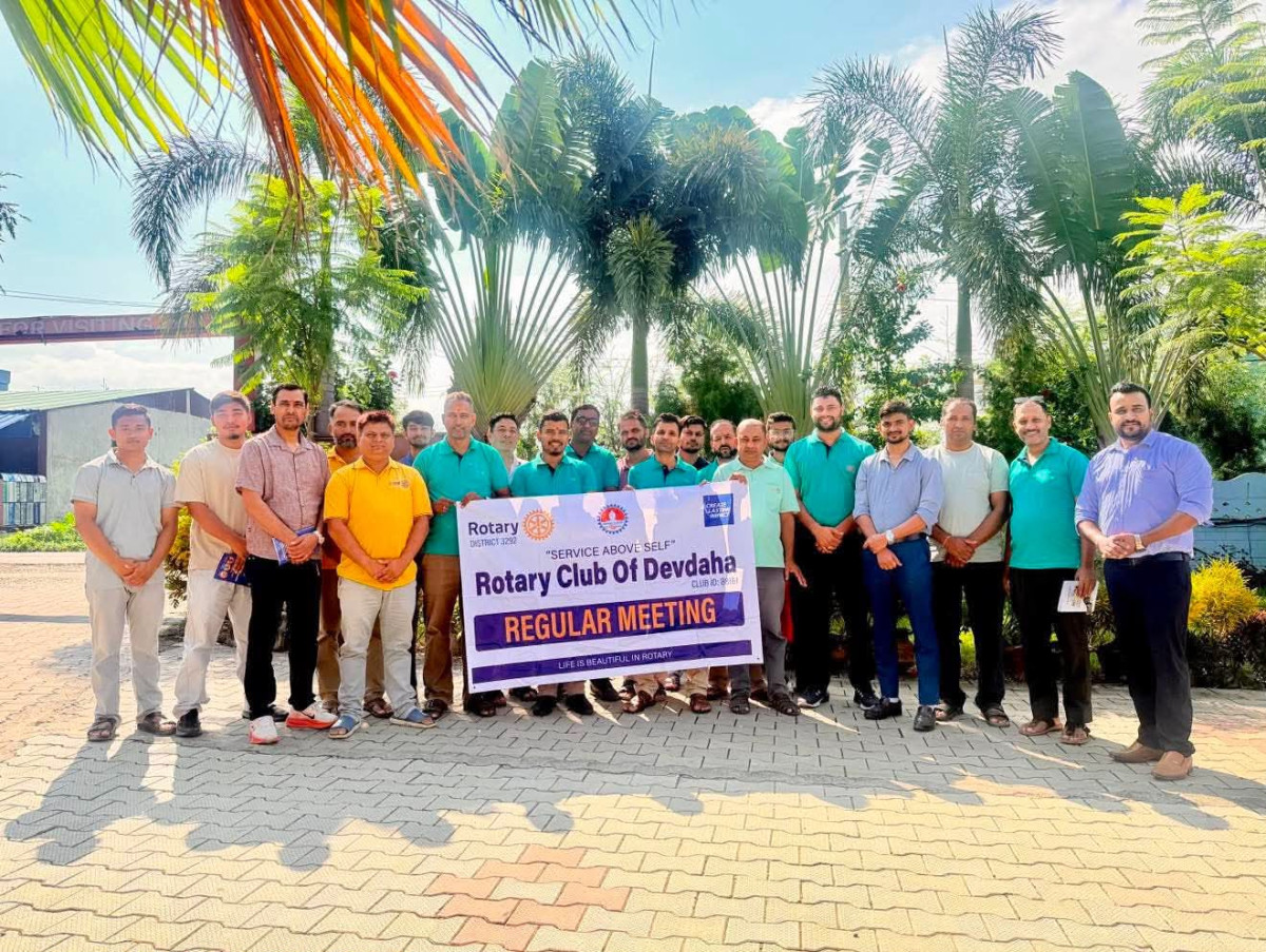 रोटरी क्लब अफ देवदहको २९५ औं नियमित बैठक : युगज्योति माविमा मेगा आँखा शिविर आयोजना गर्ने निर्णय