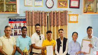 छात्रा शौचालय निर्माणका लागि रोटरी क्लब अफ देवदह र युगज्योति माविबीच सम्झौता