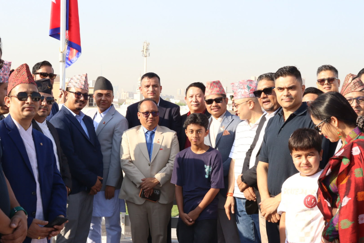संविधान दिवस तथा राष्ट्रिय दिवसमा दुबईमा झण्डोत्तोलन, शहीदप्रति सम्मान