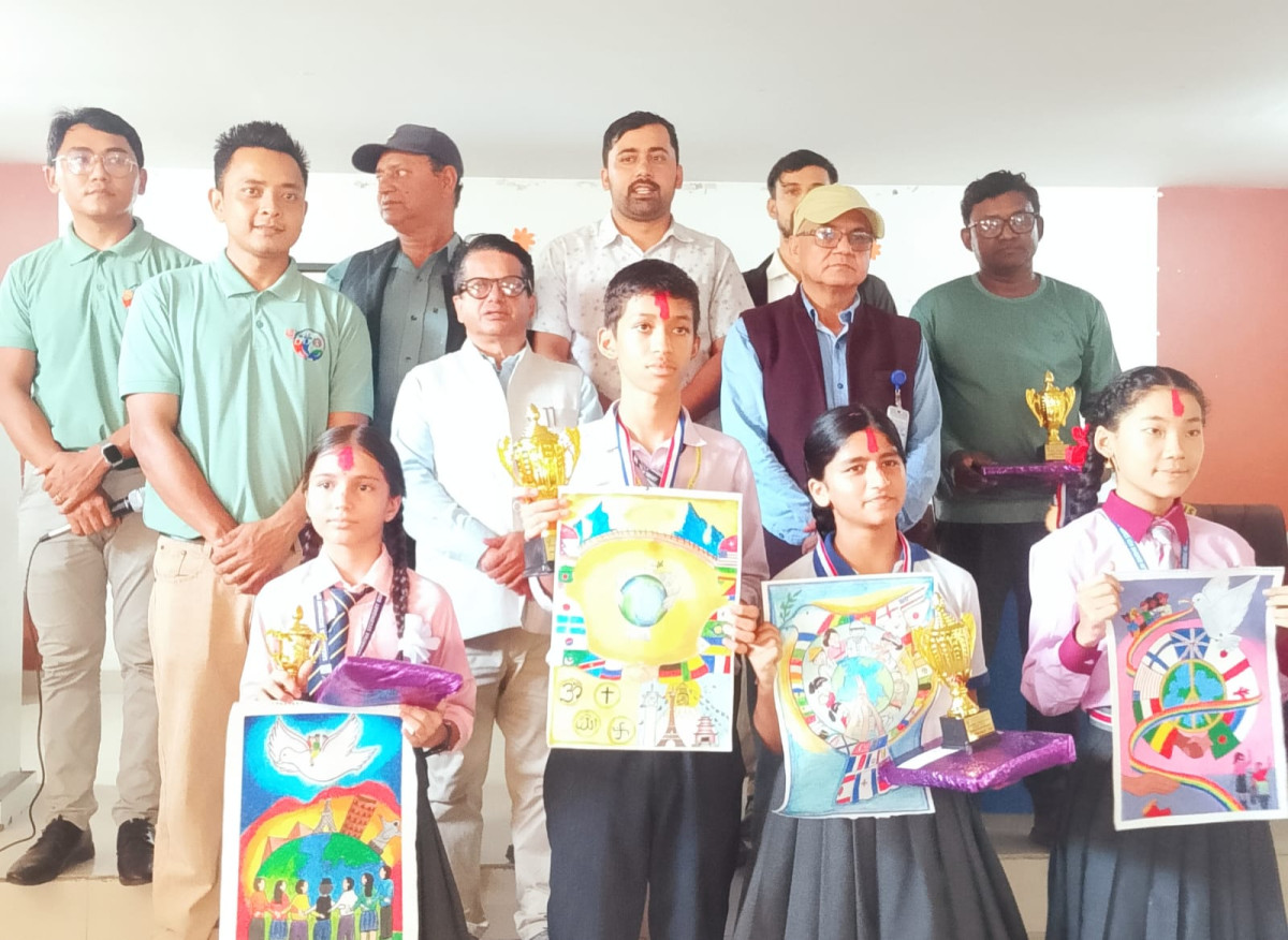 देवदहमा लायन्स क्लब अफ देवदह प्रोफेशनल युथको आयोजनामा ‘पिस पोस्टर कन्टेस्ट’
